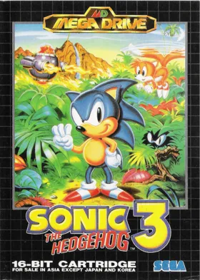 Sonic The Hedgehog 3 (Europe) box cover front